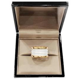 Bulgari-Bvlgari 18K Rose Gold B-Zero1 Band Ring-Golden