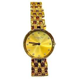 Christian Dior-Christian Dior Bagbeera D44-155 Women's Quartz Watch-Golden