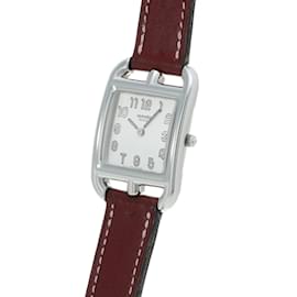 Hermès-Hermes Cape Cod Double Tour CC1.210 Women's Watch-Red,Dark red
