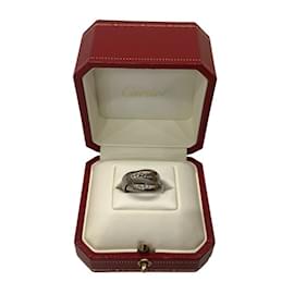 Cartier-Cartier 18K White Gold Trinity Band Ring-Golden