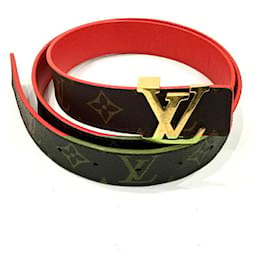 Louis Vuitton-Louis Vuitton Monogram Santur Initial Belt-Monogram