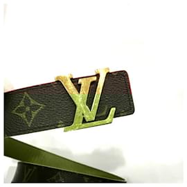 Louis Vuitton-Louis Vuitton Monogram Santur Initial Belt-Monogram