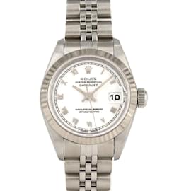Rolex-Rolex Datejust 69174 Stainless Steel and White Gold Wristwatch-Other