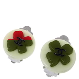 Chanel-Chanel Coco Mark Clover Women's Metal Earrings-Other