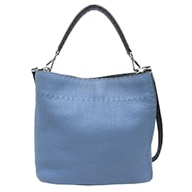 Fendi-Fendi Selleria Anna Women's Shoulder Bag-Blue