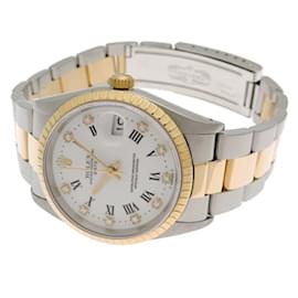 Rolex-Montre pour homme Rolex Oyster Perpetual Date 10P Diamant N Série 1991-Autre