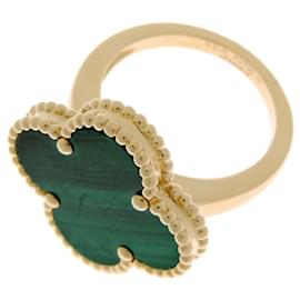Van Cleef & Arpels-Van Cleef & Arpels Magic Alhambra Malachite Band Ring-Other