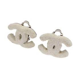 Chanel-Chanel Coco Mark Women's Metal Clip Earrings-Other