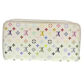 Louis Vuitton-Louis Vuitton Zippy Wallet in Monogram Multicolore-White