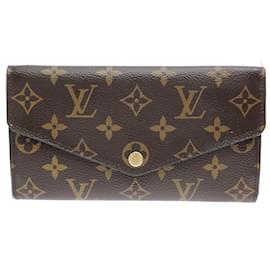 Louis Vuitton-Louis Vuitton Portefeuille Sarah Men's Long Wallet-Brown