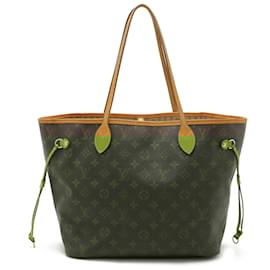 Louis Vuitton-Louis Vuitton Monogram Neverfull MM Tote Bag-Brown