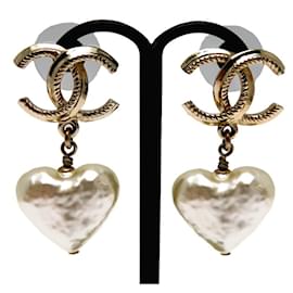 Chanel-Chanel Heart Earrings for Women-Other