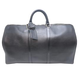 Louis Vuitton-Louis Vuitton Keepall 50 Boston Bag-Black