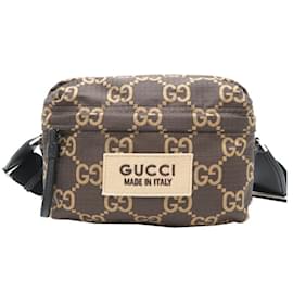 Gucci-Gucci GG Cross Bag-Brown