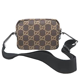 Gucci-Gucci GG Cross Bag-Brown