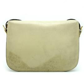 Céline-Celine Horsecarriage Women's Shoulder Bag-Cream