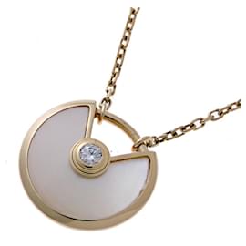 Cartier-Cartier Amulette de XS Diamond and Mother of Pearl Necklace-Other