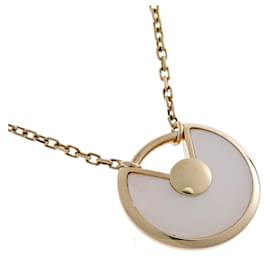 Cartier-Cartier Amulette de XS Diamond and Mother of Pearl Necklace-Other
