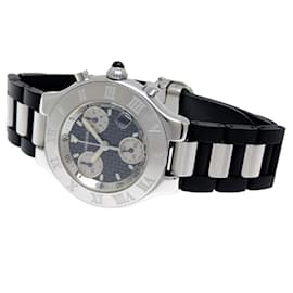Cartier-Cartier Must 21 Vingtean Chronoscuff Men's Watch W10125U2-Other