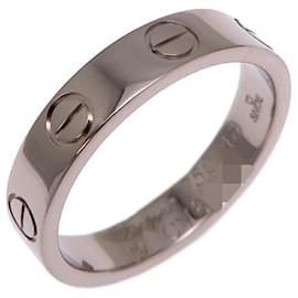 Cartier-Cartier 18K White Gold Mini Love Band Ring-Other