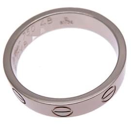 Cartier-Cartier 18K White Gold Mini Love Band Ring-Other