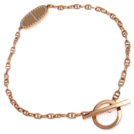 Hermès-Hermes Chaine d'Ancre Verso Diamond Charm Bracelet-Other