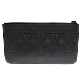 Louis Vuitton-Louis Vuitton Pochette Discovery PM Men's Pouch-Black