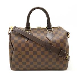 Louis Vuitton-Louis Vuitton Damier Speedy Bandouliere 25 Handbag-Brown