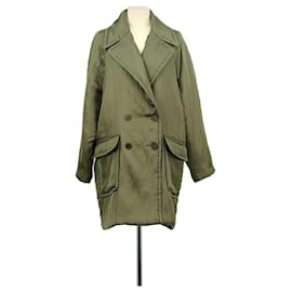 Barbara Bui-Coat-Khaki