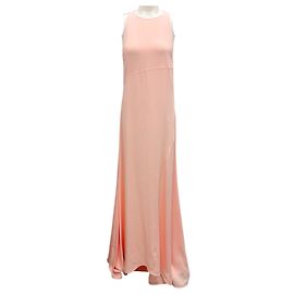 Ärmelloses Maxikleid aus Crepe in Hellrosa Jil Sander 2023 Pink