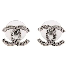 Chanel-Chanel earrings-Silvery