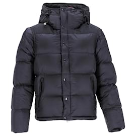 Burberry-Veste à boutons Burberry en polyamide noir-Noir