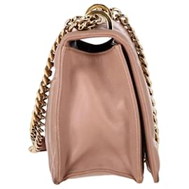 Dior-Dior Small Diorama Chain Shoulder Bag in Nude Leather-Brown,Flesh