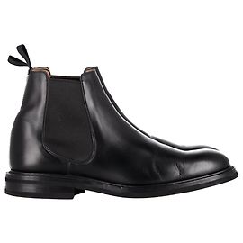 Church's Welwyn Chelsea Ankle Boots in Black Leather Black