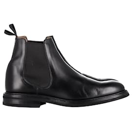 Church's- Church's Welwyn Chelsea Ankle Boots in Black Leather-Black