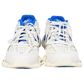 Balenciaga-Balenciaga X Adidas Forum Trainers In Blue Polyurethane-Blue