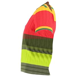 Autre Marque-Wales Bonner Sun Colour-blocked Polo Shirt In Multicolor Cotton-Multiple colors
