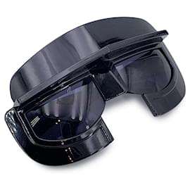 Autre Marque-by Linda Farrow Black Mask Shield /11/1 Sunglasses 140 mm-Black