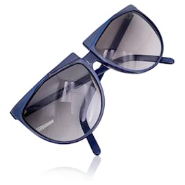 Gianni Versace-Vintage Blue Grey Acetate Sunglasses 60/12 140mm-Blue