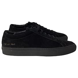 Autre Marque-Common Projects Original Achilles Sneakers in Black Suede-Black