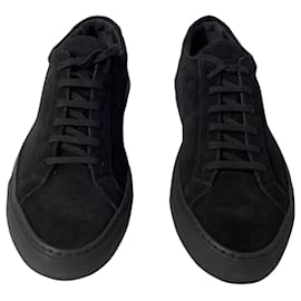 Autre Marque-Common Projects Original Achilles Sneakers in Black Suede-Black