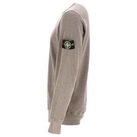 Stone Island-Pull Crewneck Stone Island en coton beige-Beige