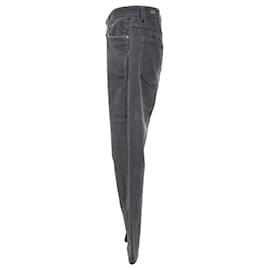 Brunello Cucinelli-Brunello Cucinelli Corduroy Trousers in Black Cotton-Black
