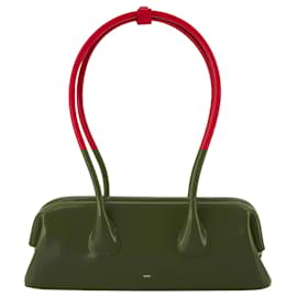 Autre Marque-Boat Wide Mini Shoulder Bag - Osoi - Leather - Red-Red