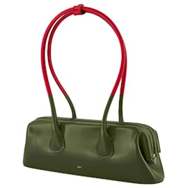 Autre Marque-Boat Wide Mini Shoulder Bag - Osoi - Leather - Red-Red