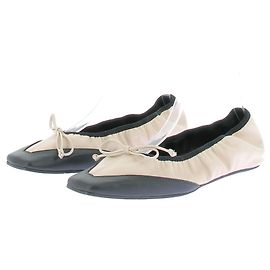 Autre Marque NON SIGNE / UNSIGNED Flats T.EU 39 Leather Beige