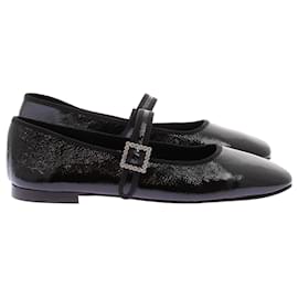 Autre Marque-NON SIGNE / UNSIGNED Flats T.EU 39 Patent leather-Black