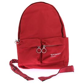 Off White Sacs à dos OFF-WHITE T. Polyester Rouge