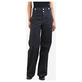 Isabel Marant-Black wide leg trousers - size UK 6-Black