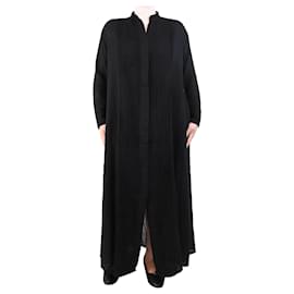 Autre Marque-Black pleated maxi dress - size M-Black